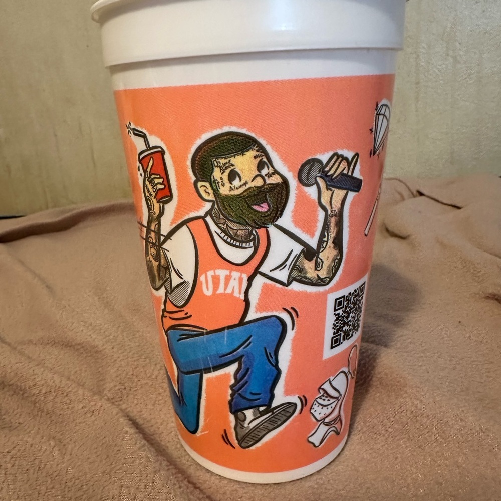 Limited edition Post Malone Colorful Graphic Tumbler. - Picture 8 of 11
